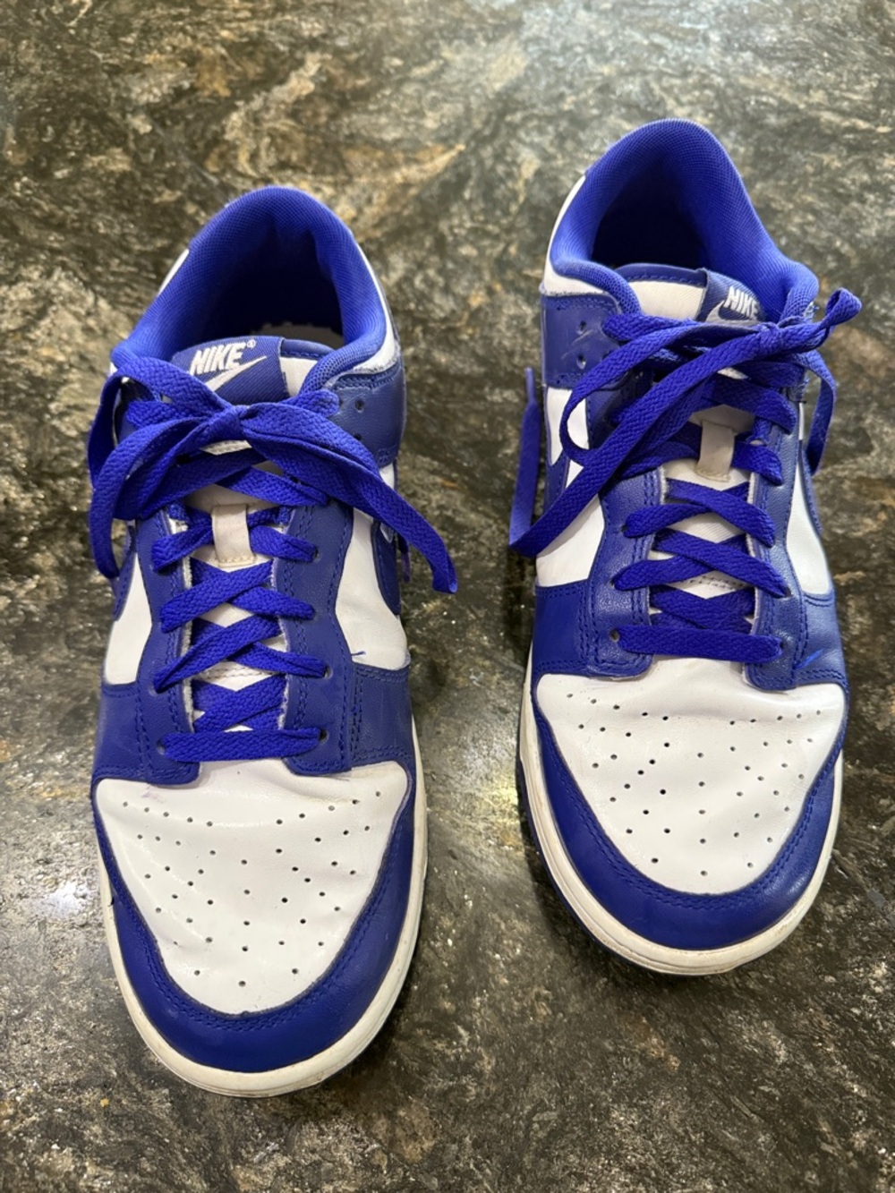 Nike Men's Low-Top Sneakers in Blue and White